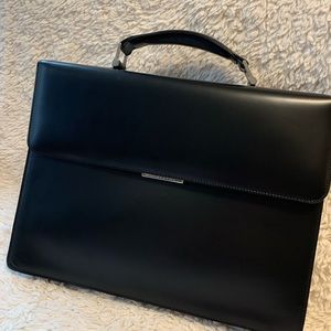 Lamarthe leather briefcase